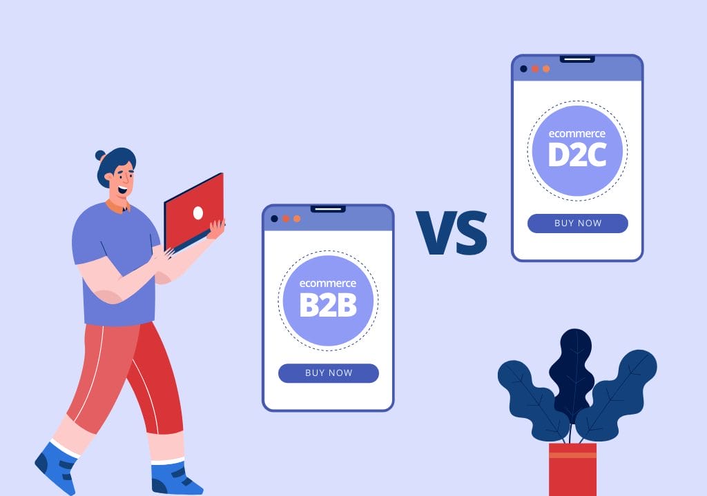 differenze ecommerce b2b e d2c